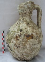 prospection archeologique subaquatique pichet medieval